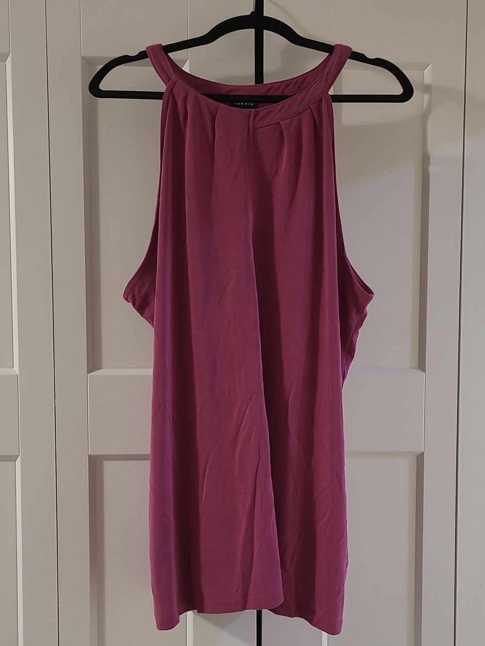 torrid Sleeveless Halter Top in Dusty Rose